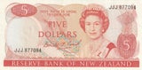 NZ BRASH 5 DOLLARS BANKNOTE ND(1989-91) P.171c aUNC - 1/2 PRICE SALE