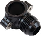 CLAMP ON 3/8" HARD LINE TO -6 (AF107-06-06BLK)