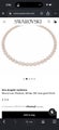 Swarovski rose gold necklace