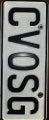 Harley Davidson CVO Street Glide Personalized Plate (CVOSG)