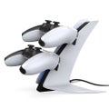 PS5 - Dobe TP50557 Dual Controller Charging Station with Blue Ambient Light f...