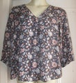 NOA NOA - Pretty Blue Floral Blouse - 44
