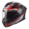 LS2 FF820 Rapid III Hyper Helmet - Black / Red Size Large