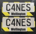 C4NES - Hurricanes personalised plates