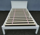 King single bed base white KSB-004