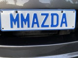 MMAZDA personalised plates