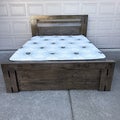 King Solid Wood Bed Frame + Sleepyhead Chiropractic Alignment