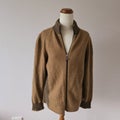 Merinomink camel/ brown zip cardi / jacket, size L (14-16) NEW no tags