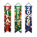 2026 World Cup Soccer Porch Banner Football Hanging Door Sign Indoor Outdoor