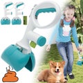 2 Pcs Dog Pooper Scooper Kid Friendly Poop Scooper Portable and Lightweight