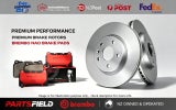 Front Premium Disc Rotors+Brembo NAO Brake Pads for Audi A3 8P1 8PA 04-09 312mm