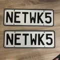 NETWK5 - Personalised Plate.