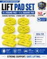 Hoist lift pads pad Car Jack Pad Heavy Duty Round Square Lift Pads High Quality
