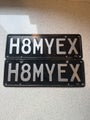 “H8MYEX” number plate
