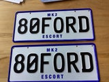 80FORD personalised plate