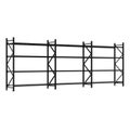 Triple Bay Commercial Shelving 5620 L x 2000 H x 600 D