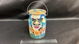 Vintage Chupa Chups Cow Milk Can Advertising Tin - Lot D92