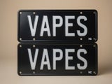 VAPES Personalised Plate – Mint Condition