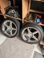 KUDOS ESSEN SILVER MACHINE FACE CHROME LIP 20x9 ET35 x4 with 245/40R20 Nexen Tyr