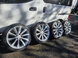 Tesla Model S 20" Staggered mags & tyres
