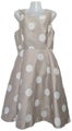 ~*~*~ KAREN WALKER POLKA DOT BRAND NEW DESIGNER DRESS - (10) ~*~*~