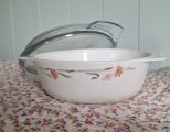 Vintage JAJ silver leaf Pyrex dish
