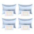 4PK Royal Comfort Pure Silk Pillowcase Single Pack 51x76cm - Soft Blue