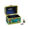 Djeco 12x10cm Dinosaur Money Box Cash Saving Piggy Bank 4y+