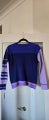 Gioia SRL Made in Italy Purple Colour Block Virgin Wool / Cashmere Jumper Sz S (