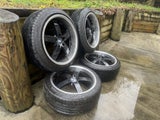18” Beyern Rapp Deep Dish Staggered Wheels – 8.5J / 9.5J – 5x120