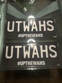 “UTWAHS” UP THE WAHS Number Plate