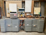 Dual Nissan Leaf 24KW batteries for solar storage 26KW usable