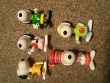 Snoopy Mcdonald world toys x 5 (1998)