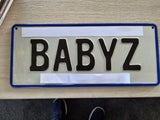 BABYZ Personlised Plate