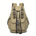 Unisex Retro Rucksack Large Capacity Travel Bag Leisure Backpack Schoolbag