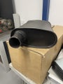 Oval TurboFlow Muffler - Offset / Centre 57mm In / Out
