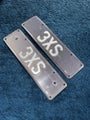 3XS Personalised Number Plate | Reflective