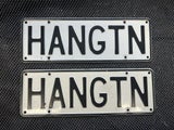 HANGTN Personalised Plates