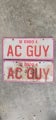 Personalized plate 'ACGUY"