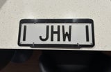 I JHW I - Jehovah Witness Personalised Plate