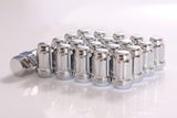 Wheel Nuts Slim-Line STEEL Chrome *TORQ*