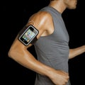 iPod or small phone Armband Case - Black