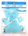 Paper Garland - Teddy Bear - 3 Meters - Blue
