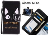 Xiaomi Mi 5c case 3 card leather wallet case printed ID