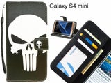 Galaxy S4 mini case 3 card leather wallet case printed ID