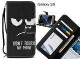 Galaxy S9 case 3 card leather wallet case printed ID