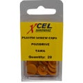 Plastic Screw Caps - Pozi Tawa (20)