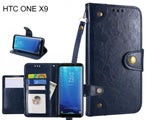 HTC ONE X9 case executive fine leather wallet case