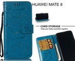 HUAWEI MATE 8 Case Leather Wallet case embossed unicon pattern