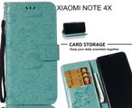 XIAOMI NOTE 4X Case Leather Wallet case embossed unicon pattern
